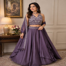 Premium Embroidered Rangoli Silk Wedding Lehenga Choli Set with Shrug Dupatta