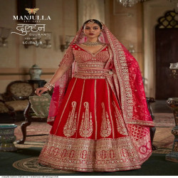 Royal Bridal Tone Silk Lehenga Set with Double Dupatta