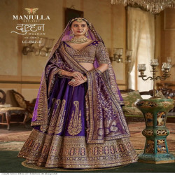 Royal Bridal Tone Silk Lehenga Set with Double Dupatta