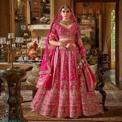 Royal Heritage Bridal Lehenga Set with Double Dupatta
