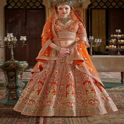 Royal Maharani Bridal Lehenga Set with Double Dupatta