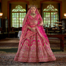 Royal Maharani Bridal Lehenga Set with Double Dupatta