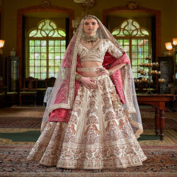Royal Maharani Bridal Lehenga Set with Double Dupatta